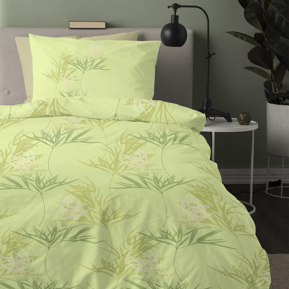 Damai Dekbedovertrek Katoen - 140x200/220cm - Siergras Dessin 4 Damai Dekbedovertrek Katoen - 140x200/220cm - Siergras Dessin - Afbeelding 2