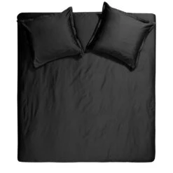 Cinderella Dekbedovertrek Satijn - 260x200/220 Cm - Zwart