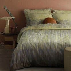 Damai Dekbedovertrek Katoen-satijn - 240 X 240/220cm - Ochre -Leen Bakker Winkel 1000030687 0101