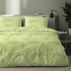 Damai Dekbedovertrek Katoen - 200x200/220cm - Siergras Dessin 6 Damai Dekbedovertrek Katoen - 200x200/220cm - Siergras Dessin -Leen Bakker Winkel 1000030689 0101