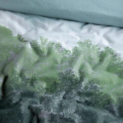 Cinderella Dekbedovertrek Northern Light - Flanel - 200x200/220 Cm - Green -Leen Bakker Winkel 1000030693 0102