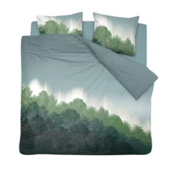 Cinderella Dekbedovertrek Northern Light - Flanel - 200x200/220 Cm - Green