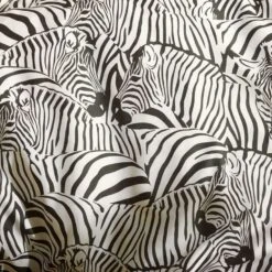 De Witte Lietaer Dekbedovertrek Zebra - 240 X 220 Cm - Katoen Satijn -Leen Bakker Winkel 1000031331 0101