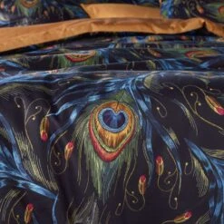 De Witte Lietaer Dekbedovertrek Peafowl - 260 X 240 Cm - Katoen Satijn -Leen Bakker Winkel 1000031353 0102