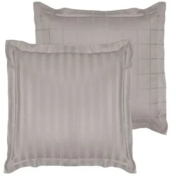 De Witte Lietaer Dekbedovertrek Katoen Satijn Zygo - 140 X 220 Cm - Taupe -Leen Bakker Winkel 1000032030 0103