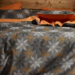 De Witte Lietaer Dekbedovertrek Frostine - 260 X 240 Cm - Katoen Flanel 6 De Witte Lietaer Dekbedovertrek Frostine - 260 X 240 Cm - Katoen Flanel -Leen Bakker Winkel 1000032054 0101