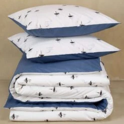 De Witte Lietaer Dekbedovertrek Hiroshi - 200 X 200/220 - Katoen Perkal -Leen Bakker Winkel 1000032097 0102