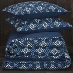 De Witte Lietaer Dekbedovertrek Anzor - 260 X 240 Cm - Katoen Flanel -Leen Bakker Winkel 1000032153 0103