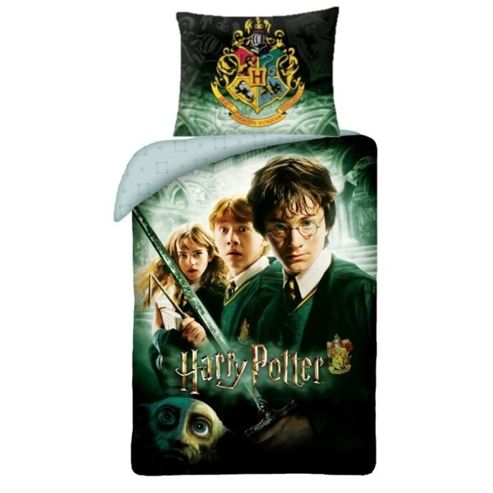 Harry Potter Dekbedovertrek Lumos - Eenpersoons - 140 X 200 Cm - Katoen 3 Harry Potter Dekbedovertrek Lumos - Eenpersoons - 140 X 200 Cm - Katoen