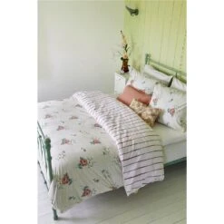 Walra - Dekbedovertrek Red Roses - 200x220 Cm - Off White -Leen Bakker Winkel 1000034081 0103