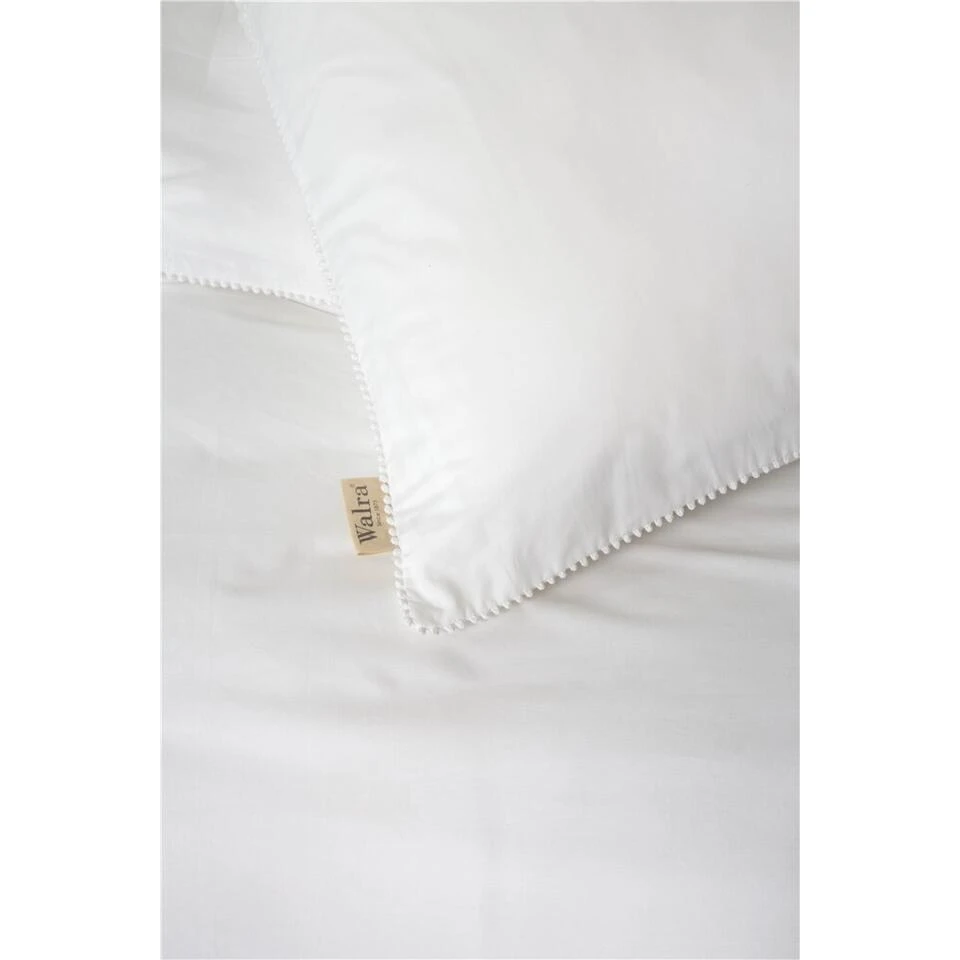 Walra - Dekbedovertrek Pretty Pom Pom - 200x220 Cm - Wit 4 Walra - Dekbedovertrek Pretty Pom Pom - 200x220 Cm - Wit - Afbeelding 2