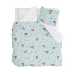 Walra - Dekbedovertrek Red Roses - 240x220 Cm - Blauw