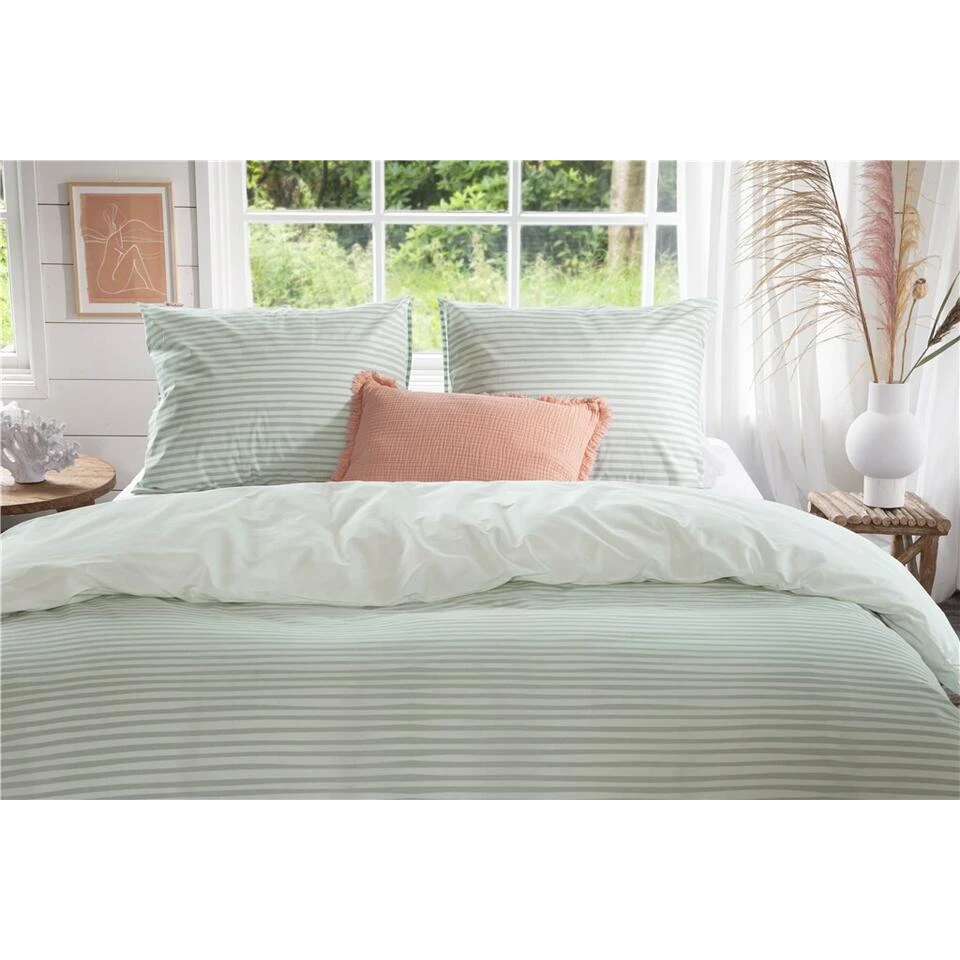 Walra - Dekbedovertrek Remade Blurred Feelings - 200x220 Cm - Jade 4 Walra - Dekbedovertrek Remade Blurred Feelings - 200x220 Cm - Jade - Afbeelding 2