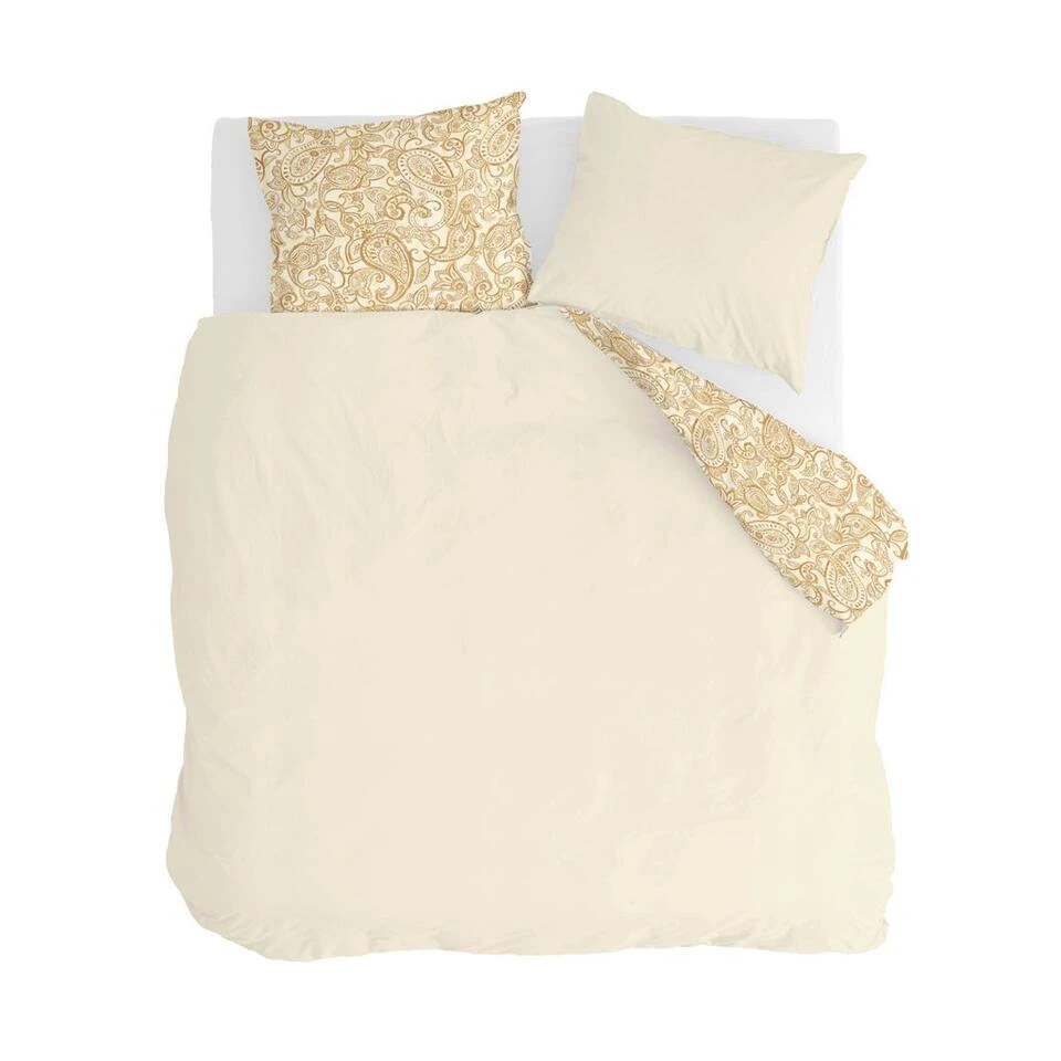 Walra - Dekbedovertrek Perfect Paisley - 200x220 Cm - Geel 3 Walra - Dekbedovertrek Perfect Paisley - 200x220 Cm - Geel