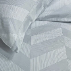 Damai Dekbedovertrek Atomy - Satijn - 200x200/220 Cm - Glacier -Leen Bakker Winkel 1000034376 0103