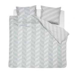 Damai Dekbedovertrek Atomy - Satijn - 200x200/220 Cm - Glacier