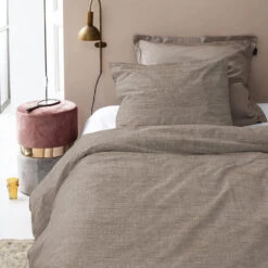 Cinderella Dekbedovertrek Lyn - Katoen - 140x200/220 Cm - Sand -Leen Bakker Winkel 1000034388 0101