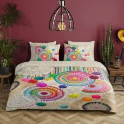 HIP Dekbedovertrek "Inessa" - Multi - (140x220 Cm) -Leen Bakker Winkel 1000034465 0101