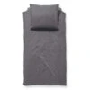 Damai Dekbedovertrek Mik - Katoen - 140x200/220 Cm - Anthracite -Leen Bakker Winkel 1000034501