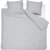 Damai Dekbedovertrek Organic Satijn Light Grey-Lits-jumeaux (240 X 200/220 Cm) -Leen Bakker Winkel 1000034514