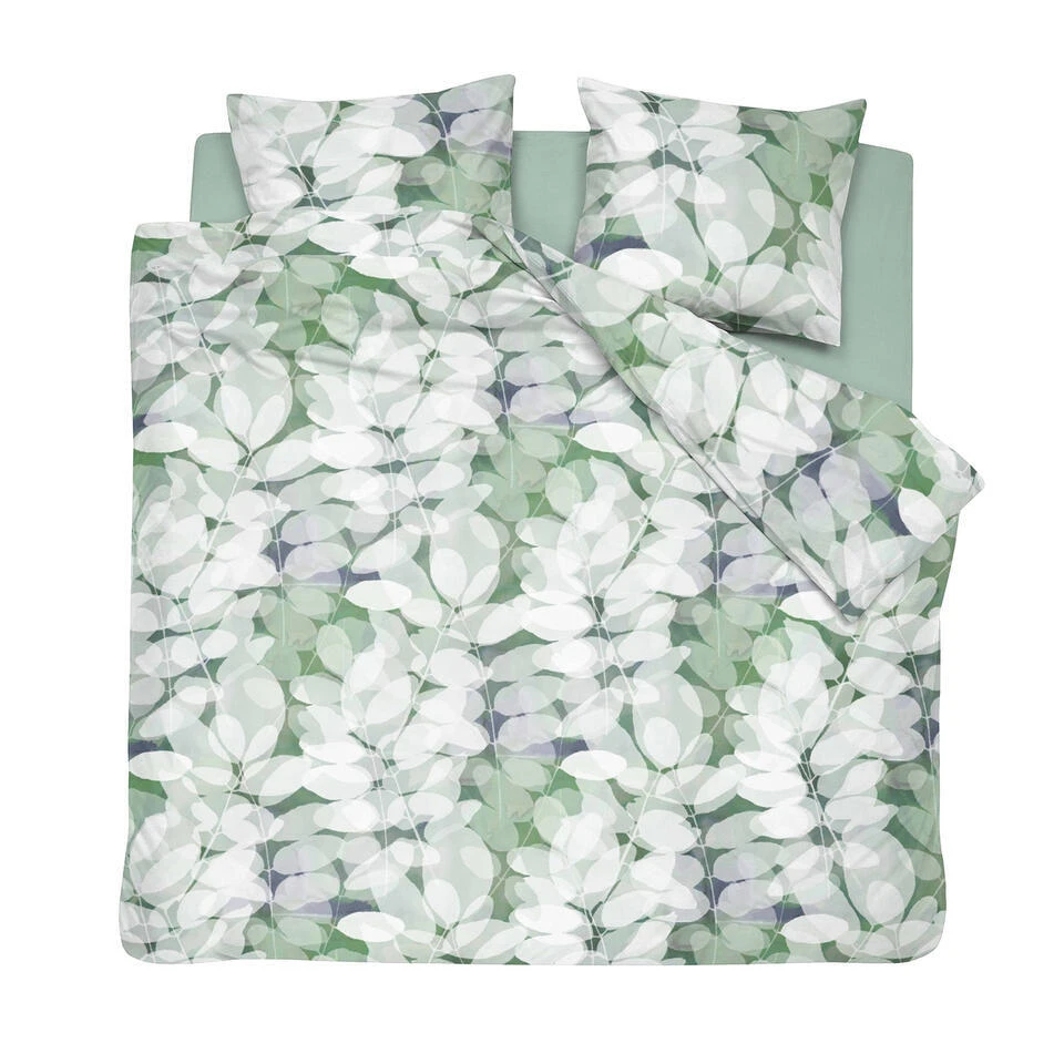 Cinderella Dekbedovertrek Levy - Satijn - 260x200/220 Cm - Green 3 Cinderella Dekbedovertrek Levy - Satijn - 260x200/220 Cm - Green
