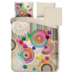 HIP Dekbedovertrek "Inessa" - Multi - (200x220 Cm) -Leen Bakker Winkel 1000034656 0103