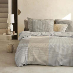 Damai Dekbedovertrek Base - Katoen - 260x200/220 Cm - Beige -Leen Bakker Winkel 1000034813 0102