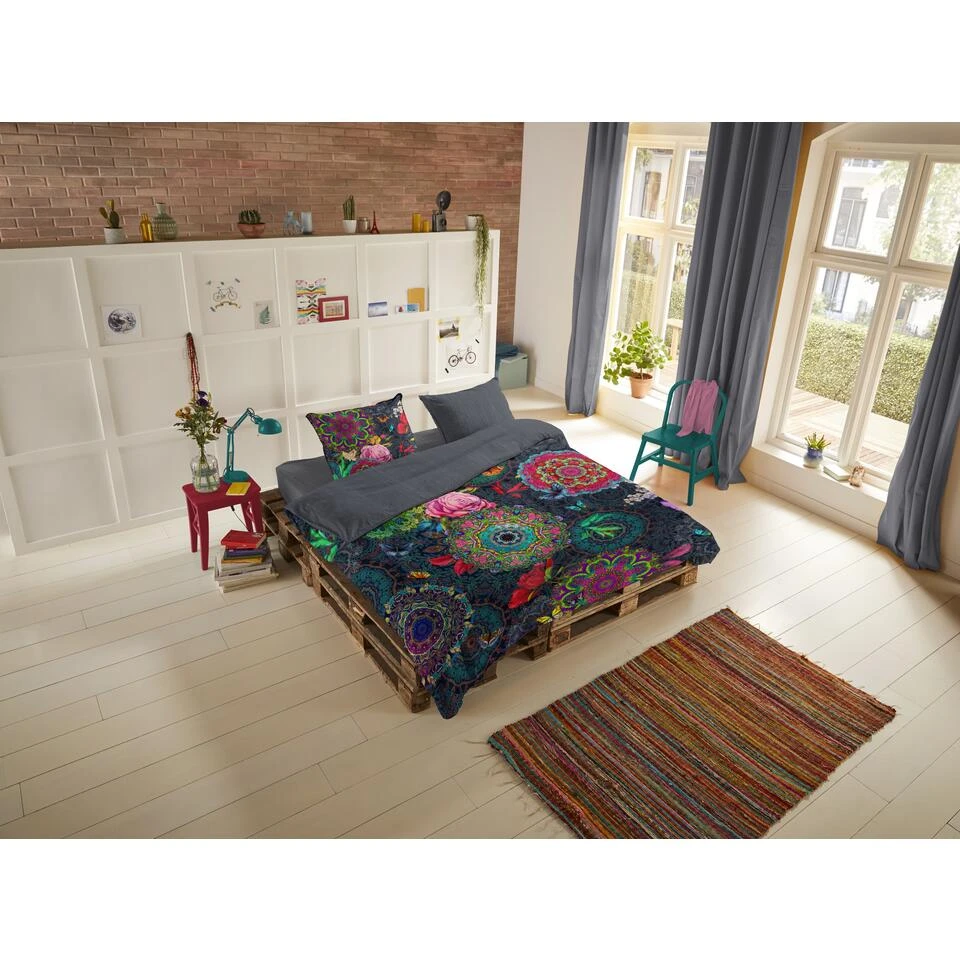 HIP Dekbedovertrek "Abbra" - Multi - (200x220 Cm) 4 HIP Dekbedovertrek "Abbra" - Multi - (200x220 Cm) - Afbeelding 2