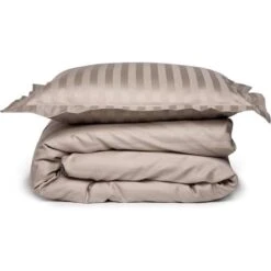 Dekbedovertrek Damai Linea Cement Satijn-140x200/220 -Leen Bakker Winkel 1000034972 0101