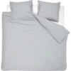 Damai Dekbedovertrek Organic Satijn Light Grey-2-persoons (200 X 200/220 Cm)