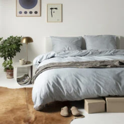 Cinderella Dekbedovertrek Lyn - Katoen - 240x200/220 Cm - Light Grey -Leen Bakker Winkel 1000035079 0101