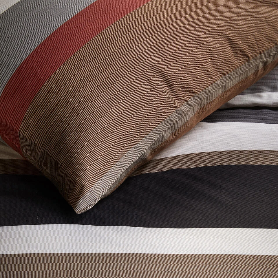 Damai Dekbedovertrek Casa - Katoen - 240x200/220 Cm Casa - Brown 5 Damai Dekbedovertrek Casa - Katoen - 240x200/220 Cm Casa - Brown - Afbeelding 3