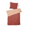 Damai Dekbedovertrek Swift - Biologisch Katoen - 140x200/220 Cm - Burned Red -Leen Bakker Winkel 1000035110