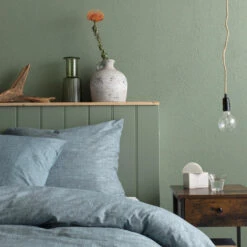 Cinderella Dekbedovertrek Lyn - Katoen - 140x200/220 Cm - Petrol -Leen Bakker Winkel 1000035139 0103