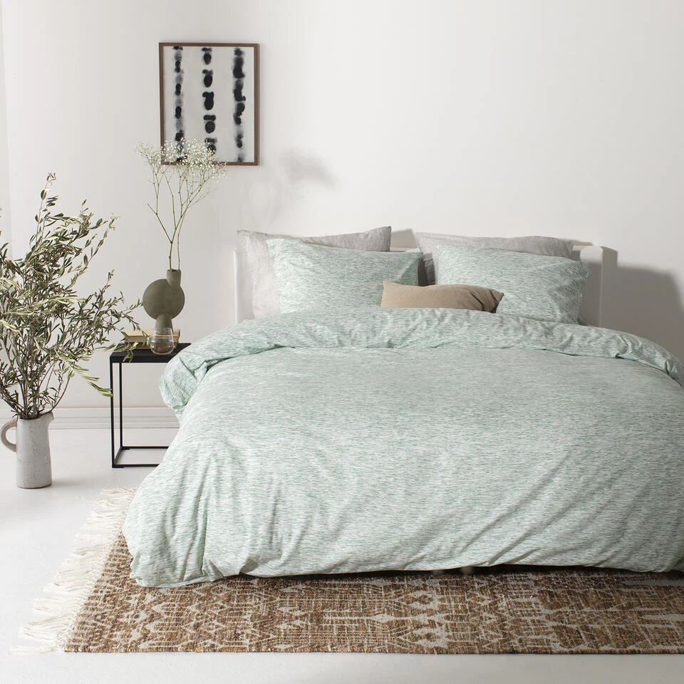 Cinderella Dekbedovertrek Tangle - Katoen - 260x200/220 Cm - Green 4 Cinderella Dekbedovertrek Tangle - Katoen - 260x200/220 Cm - Green - Afbeelding 2