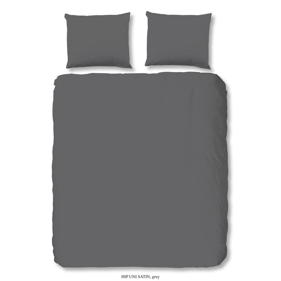 HIP Dekbedovertrek "" - Grijs - (140x220 Cm) 3 HIP Dekbedovertrek "" - Grijs - (140x220 Cm)