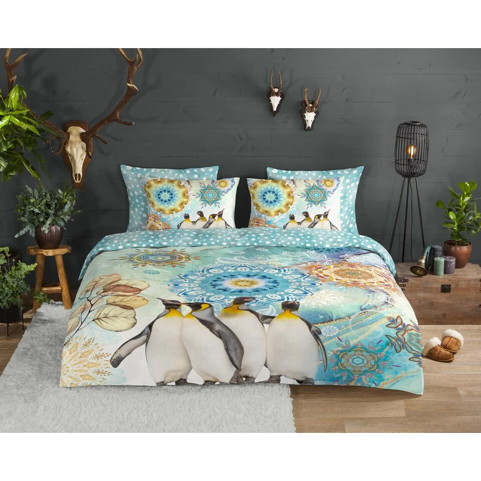 HIP Dekbedovertrek "Pinga" - Multi - (140x220 Cm) 4 HIP Dekbedovertrek "Pinga" - Multi - (140x220 Cm) - Afbeelding 2