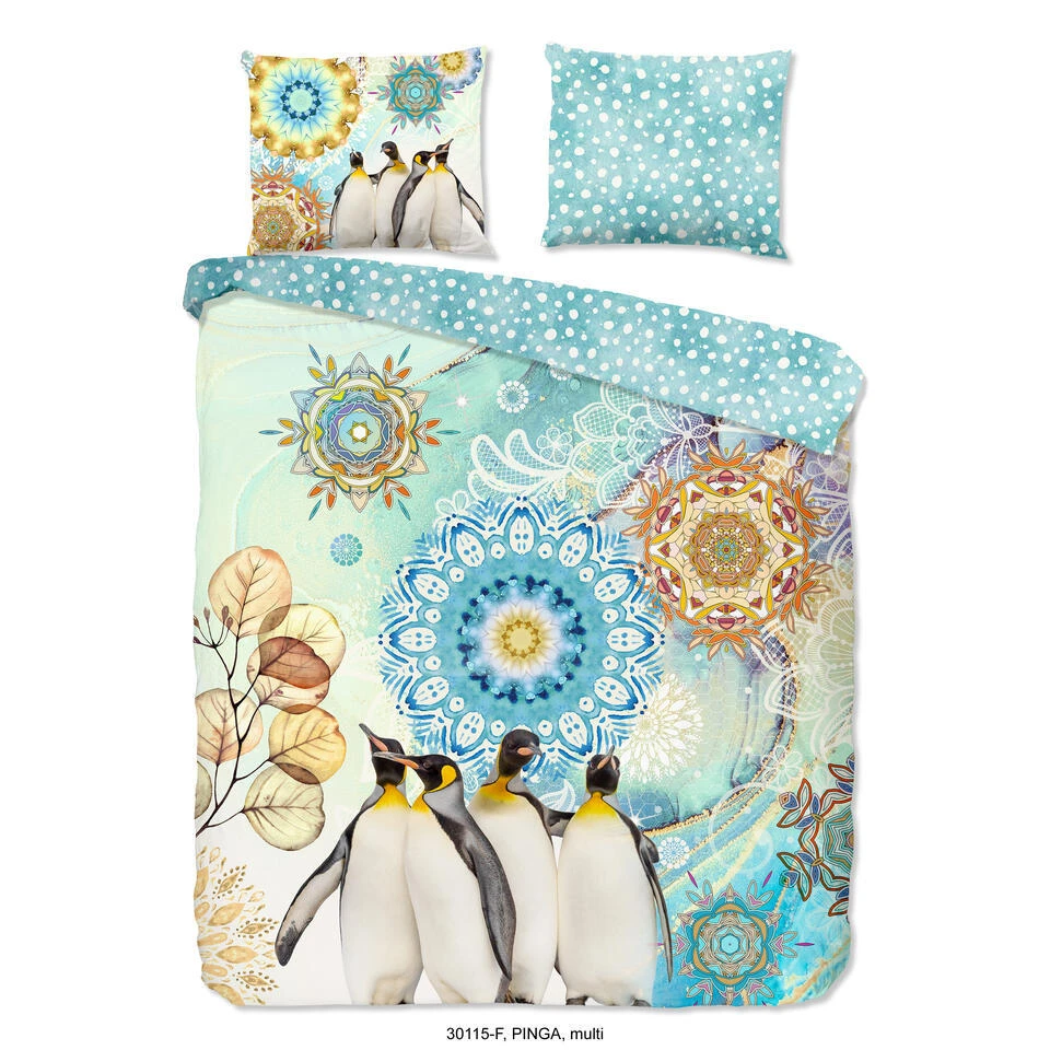 HIP Dekbedovertrek "Pinga" - Multi - (140x220 Cm) 3 HIP Dekbedovertrek "Pinga" - Multi - (140x220 Cm)