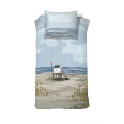 Cinderella Dekbedovertrek Ameland - Satijn - 140x200/220 Cm - Blue