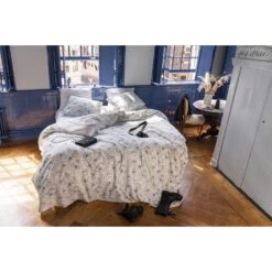Dindi Home - Dekbedovertrek English Breakfast - 200x220 Cm - Blauw -Leen Bakker Winkel 1000035250 0103