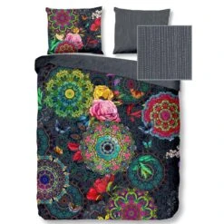 HIP Dekbedovertrek "Abbra" - Multi - (140x220 Cm) -Leen Bakker Winkel 1000035267 0101