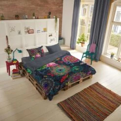 HIP Dekbedovertrek "Abbra" - Multi - (140x220 Cm) -Leen Bakker Winkel 1000035267 0102