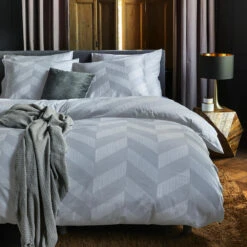 Damai Dekbedovertrek Atomy - Satijn - 240x200/220 Cm - Glacier -Leen Bakker Winkel 1000035312 0102