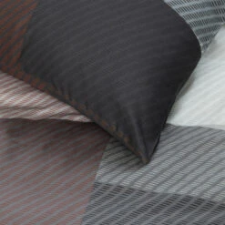 Damai Dekbedovertrek Moore - Satijn - 140x200/220 Cm - Basalt -Leen Bakker Winkel 1000035336 0102