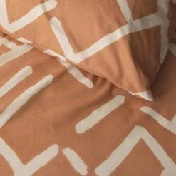 Damai Dekbedovertrek Kline - Katoen - 260x200/220 Cm - Caramel 8 Damai Dekbedovertrek Kline - Katoen - 260x200/220 Cm - Caramel -Leen Bakker Winkel 1000035340 0102