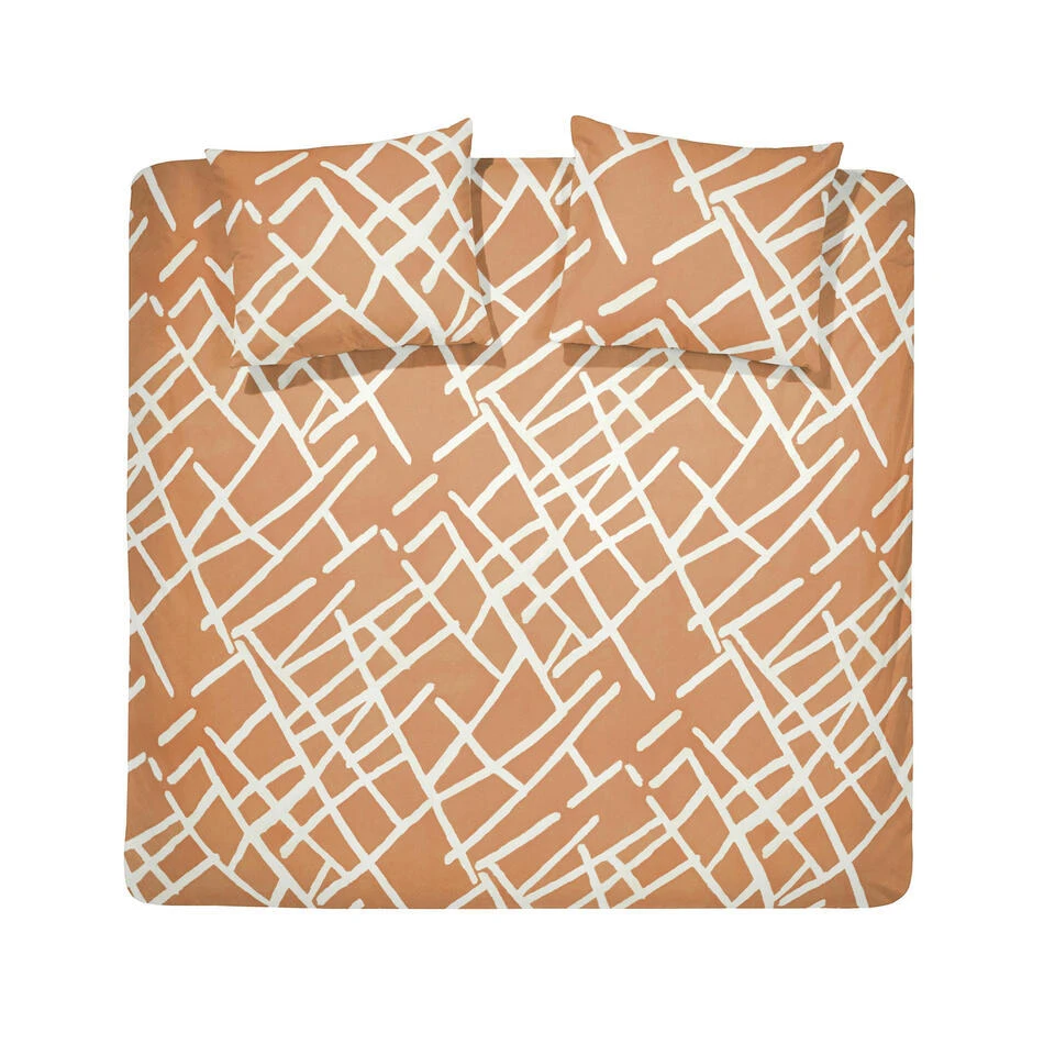Damai Dekbedovertrek Kline - Katoen - 260x200/220 Cm - Caramel 3 Damai Dekbedovertrek Kline - Katoen - 260x200/220 Cm - Caramel