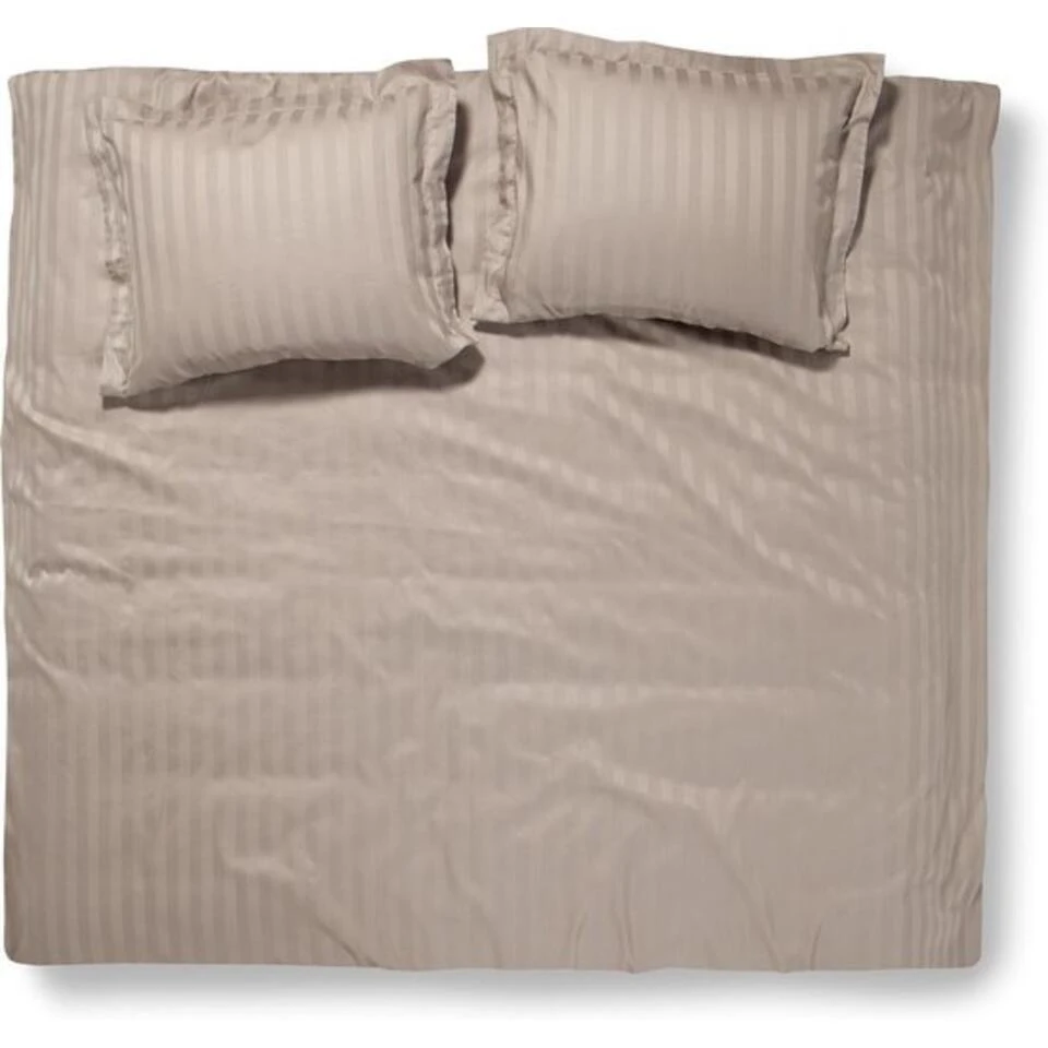 Dekbedovertrek Damai Linea Cement Satijn-240x200/220 3 Dekbedovertrek Damai Linea Cement Satijn-240x200/220