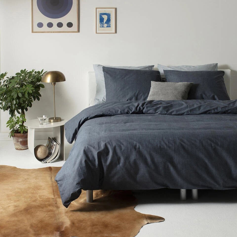Cinderella Dekbedovertrek Lyn - Katoen - 240x200/220 Cm - Anthracite 4 Cinderella Dekbedovertrek Lyn - Katoen - 240x200/220 Cm - Anthracite - Afbeelding 2