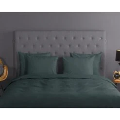 Good Morning Dekbedovertrek "Uni D.Green" - Groen - (200x220 Cm) -Leen Bakker Winkel 1000035734 0110