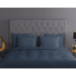 Good Morning Dekbedovertrek "uni Denim" - Blauw - (240x220 Cm) -Leen Bakker Winkel 1000035807 0110